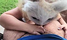 Outdoor action with horny wife