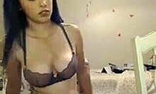 Big tits solo play tease