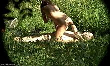 Nudist strand action i reverse