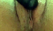 A horny Latina college girl masturbates for me at home