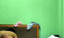 Private hotel room sex with an Indian couple