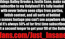 Bailey Brooke's wild oral action