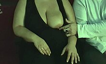 Amateur BBW's big boobs exposed